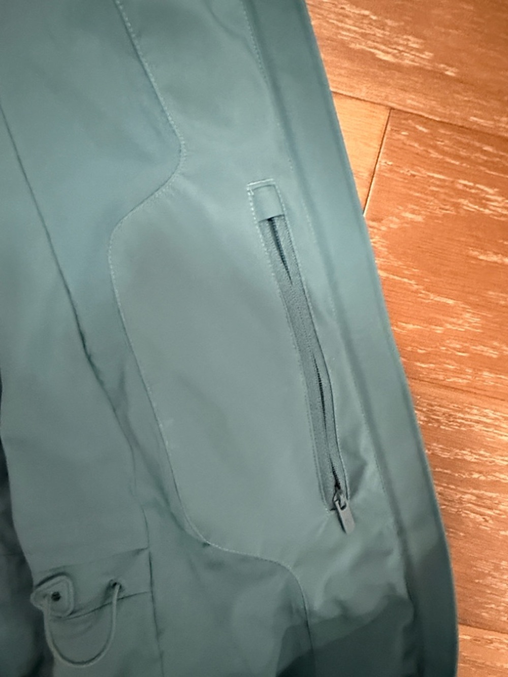 lululemon athletica Rebel Teal Hooded Rain Trench Jacket - Picture 6 of 13